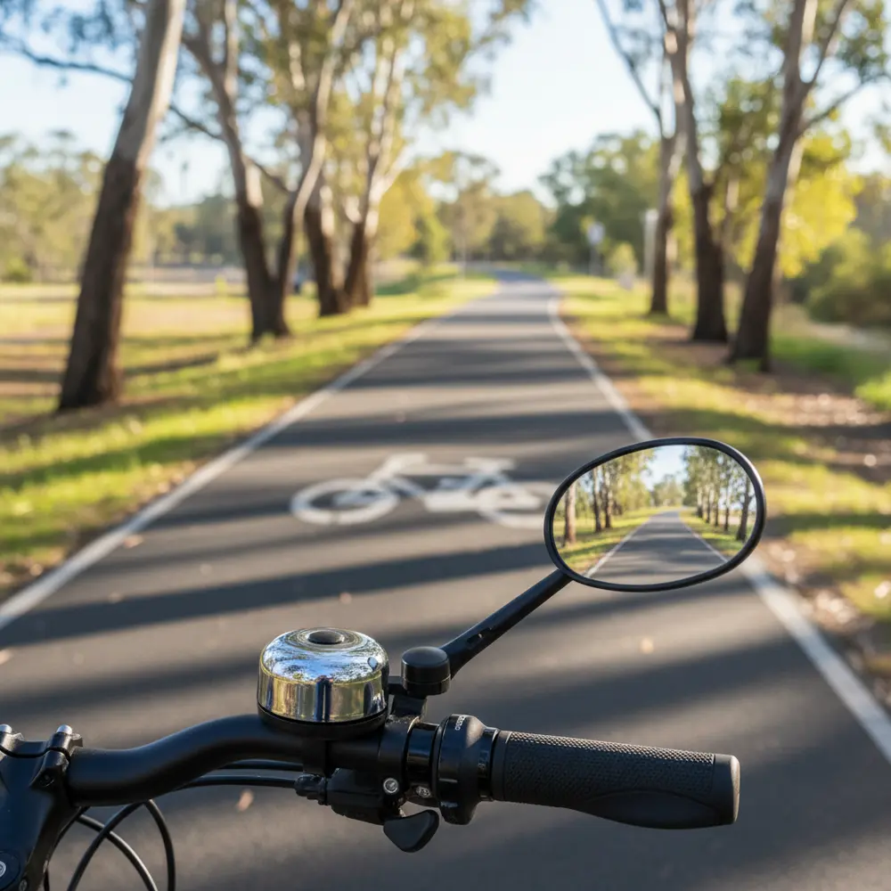 Bell & Mirror Combo for Busy Australian Paths