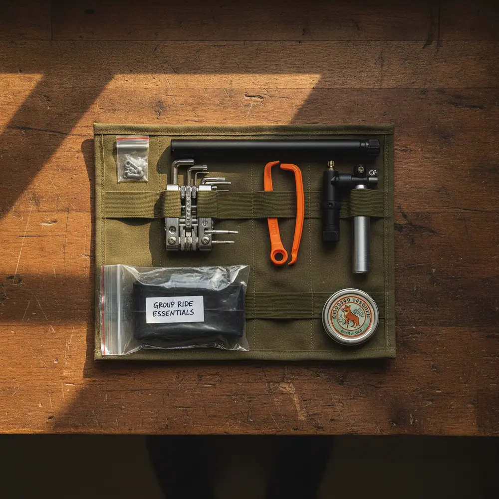 Portable Tool Roll for Group Rides